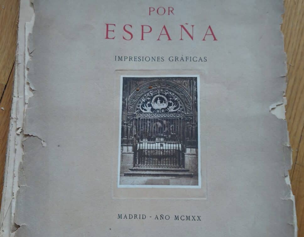 Estimation Livre, manuscrit: grand livre Espagne