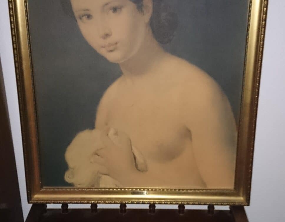 Peinture Tableau, Pastel: Portrait de jeune fille DAVID (1748-1825)
