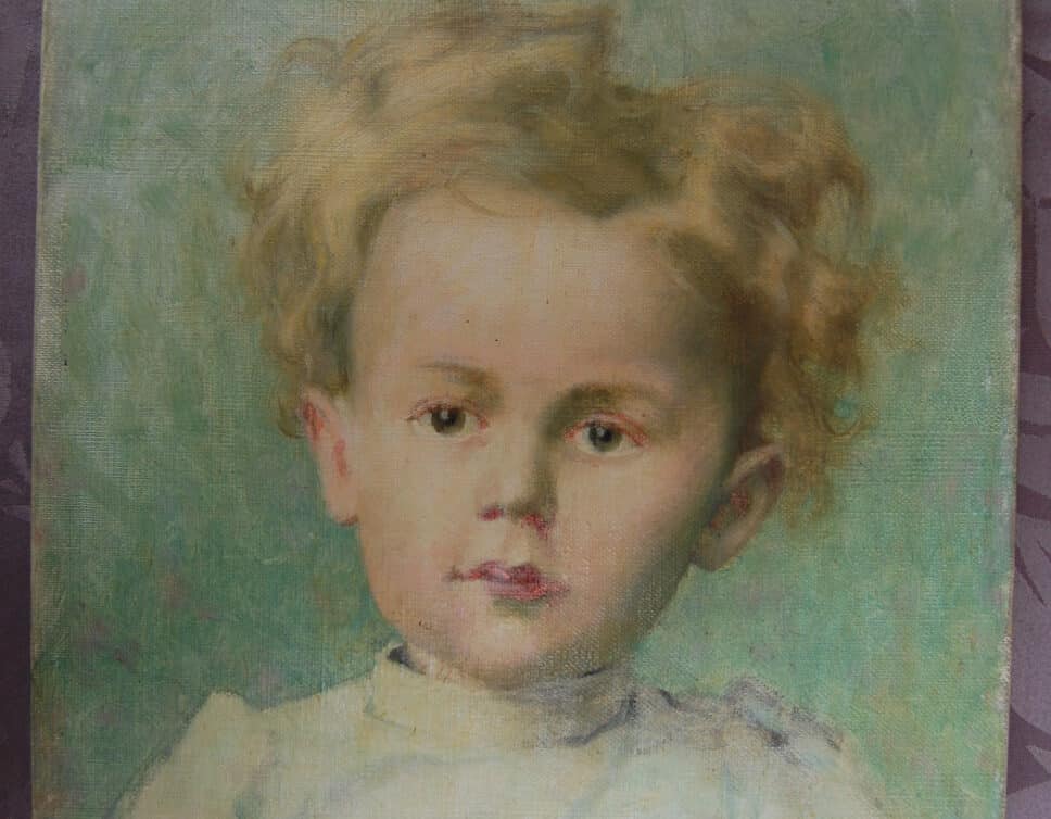 Peinture Tableau, Pastel: peinture , portrait enfant