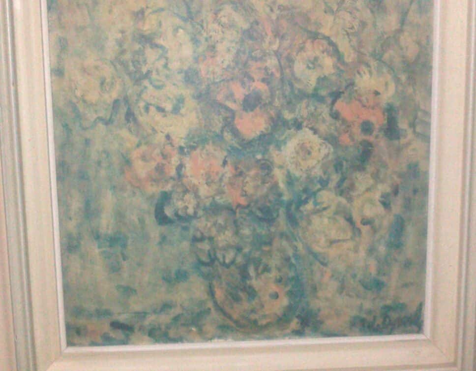 Peinture Tableau, Pastel: bouquet/kytice