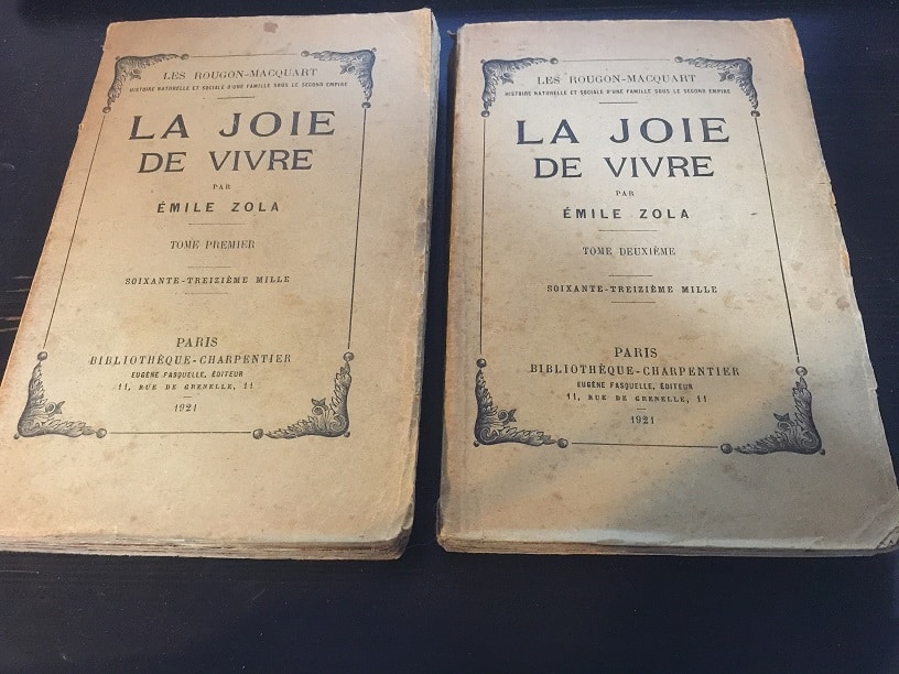 Estimation Livre, manuscrit: Livres Emile Zola