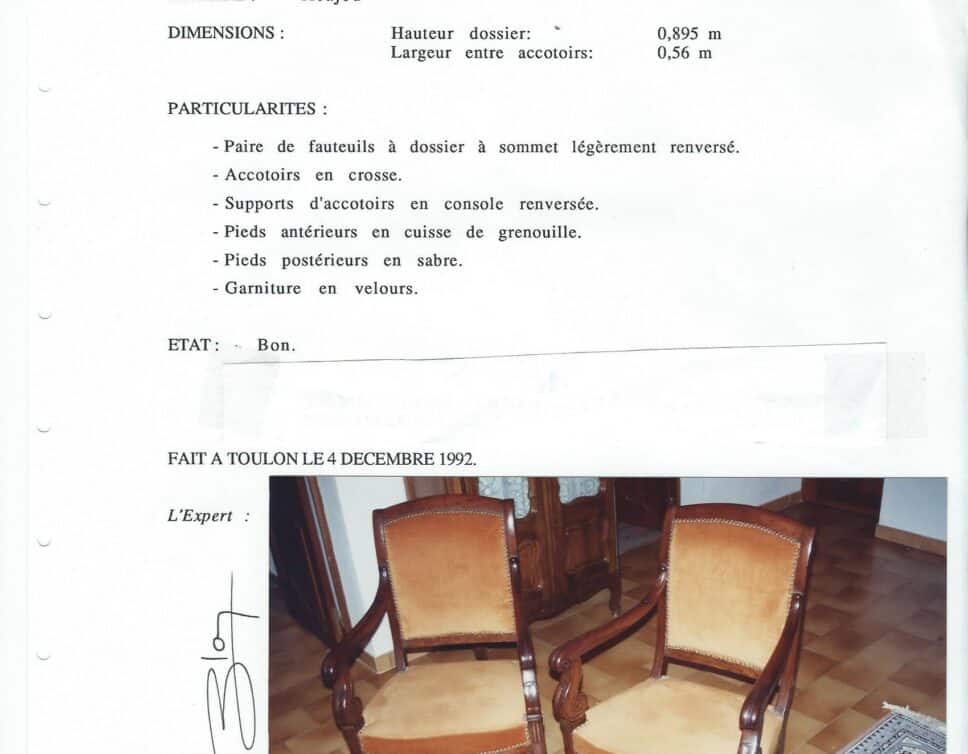 Paire de fauteuils Louis Philippe