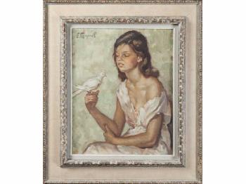 Peinture Tableau, Pastel: Fernand Marjorel