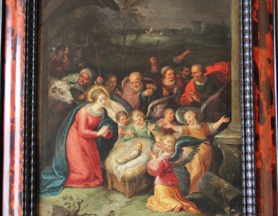 Peinture Tableau, Pastel: Frans Francken II The adoration of the Shepherds