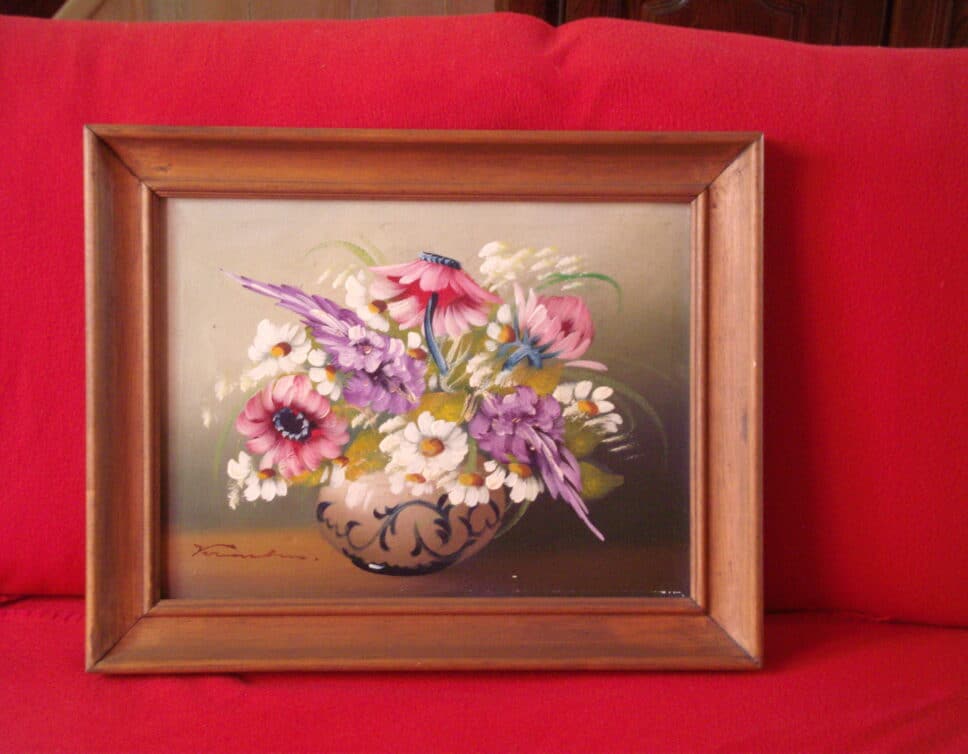Peinture Tableau, Pastel: Bouquet de fleur