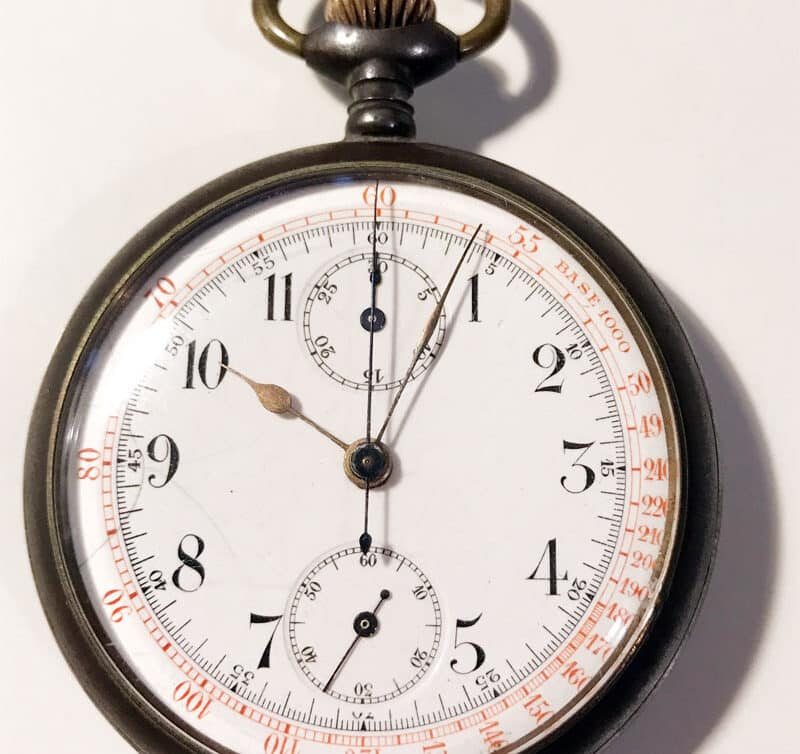 Estimation Montre, horloge: Montre à gousset chronomètre