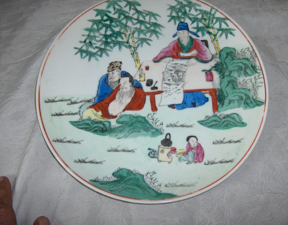 assiette porcelaine chinoise