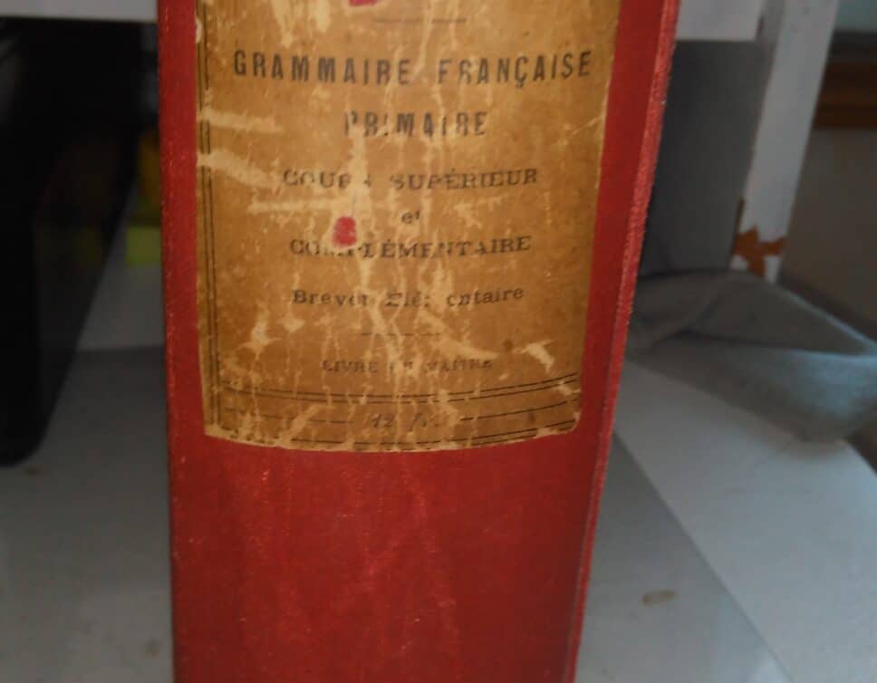 Estimation Livre, manuscrit: livre cours primaire 1920