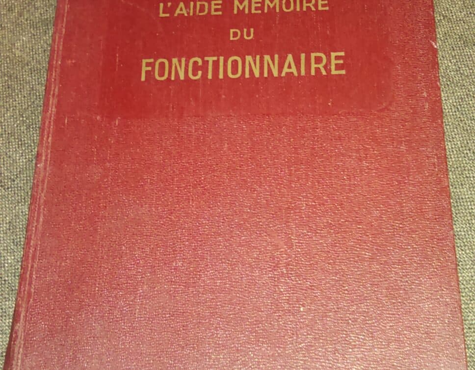 Estimation Livre, manuscrit: Livre 1935