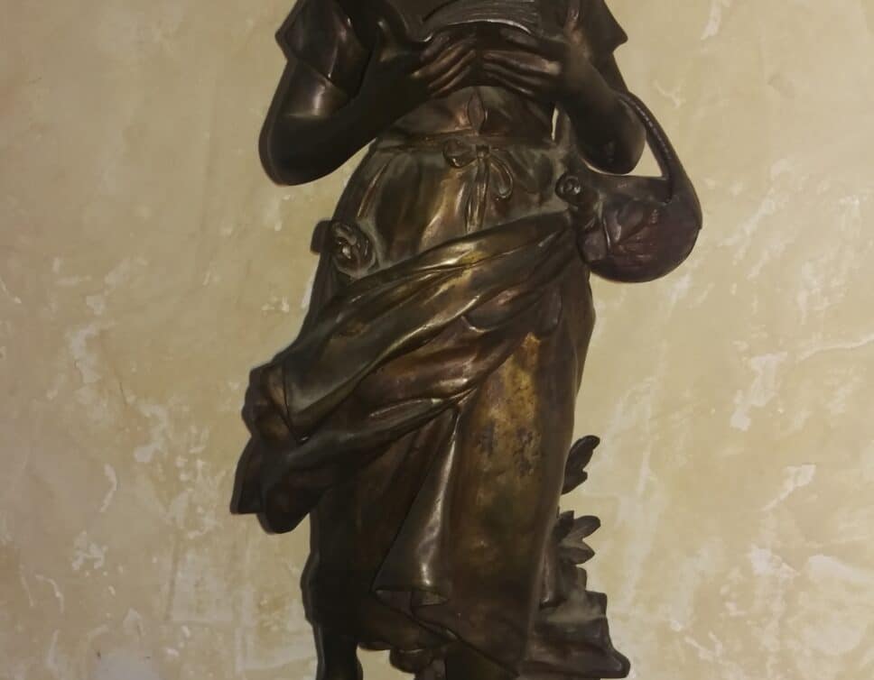 statue bronze XIX