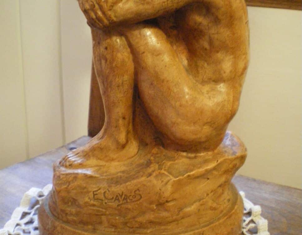 sculpture signé « cavacos »