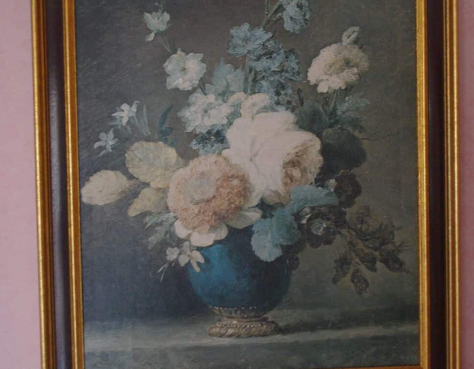 Peinture Tableau, Pastel: bouquet dans vase