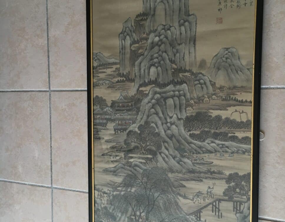Peinture type estampe d’origine Japonaise