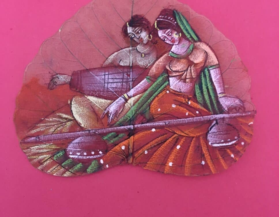 Peinture Tableau, Pastel: Peinture indienne