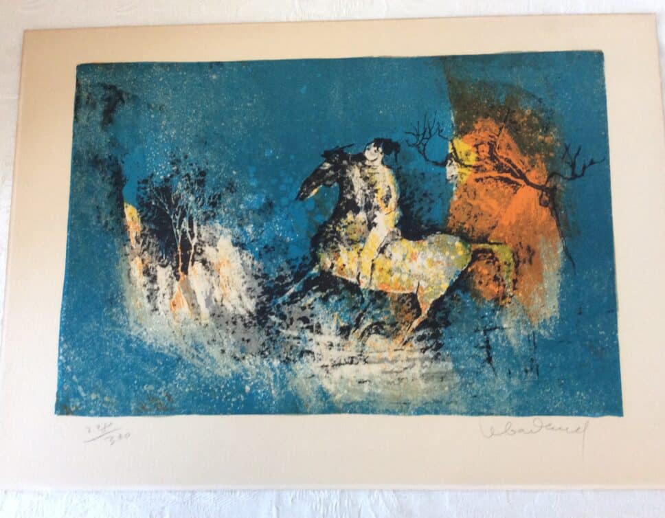 LITHOGRAPHIE: CAVALIERE