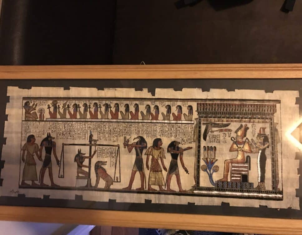 Peinture Tableau, Pastel: Peinture papyrus