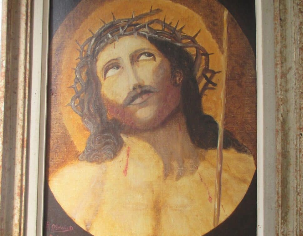Peinture Tableau, Pastel: Tableau Christ