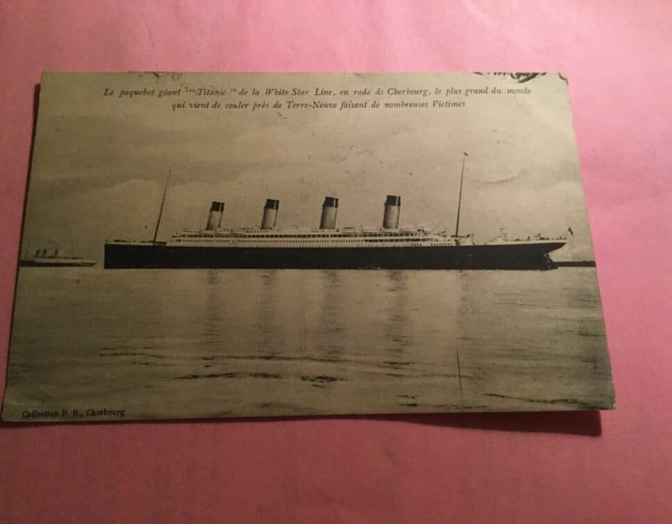 Carte postale Titanic