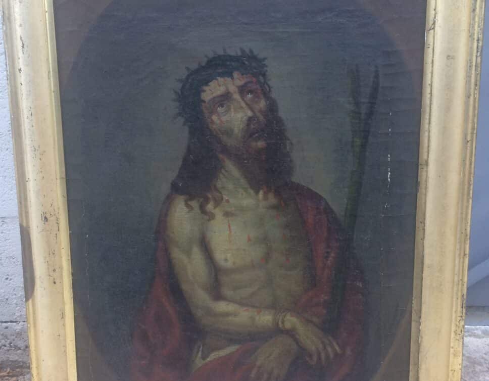 Peinture Tableau, Pastel: tableau montrant Jésus