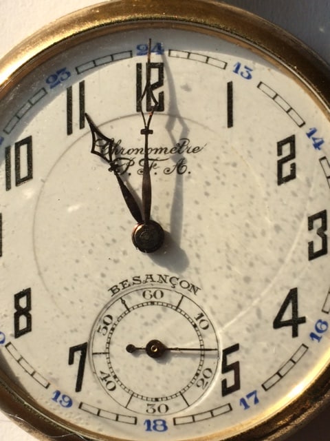 Estimation Montre, horloge: montre gousset chronomètre PFA