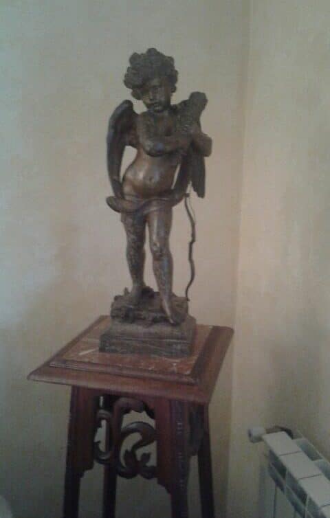 Statue bronze hipp Moreau
