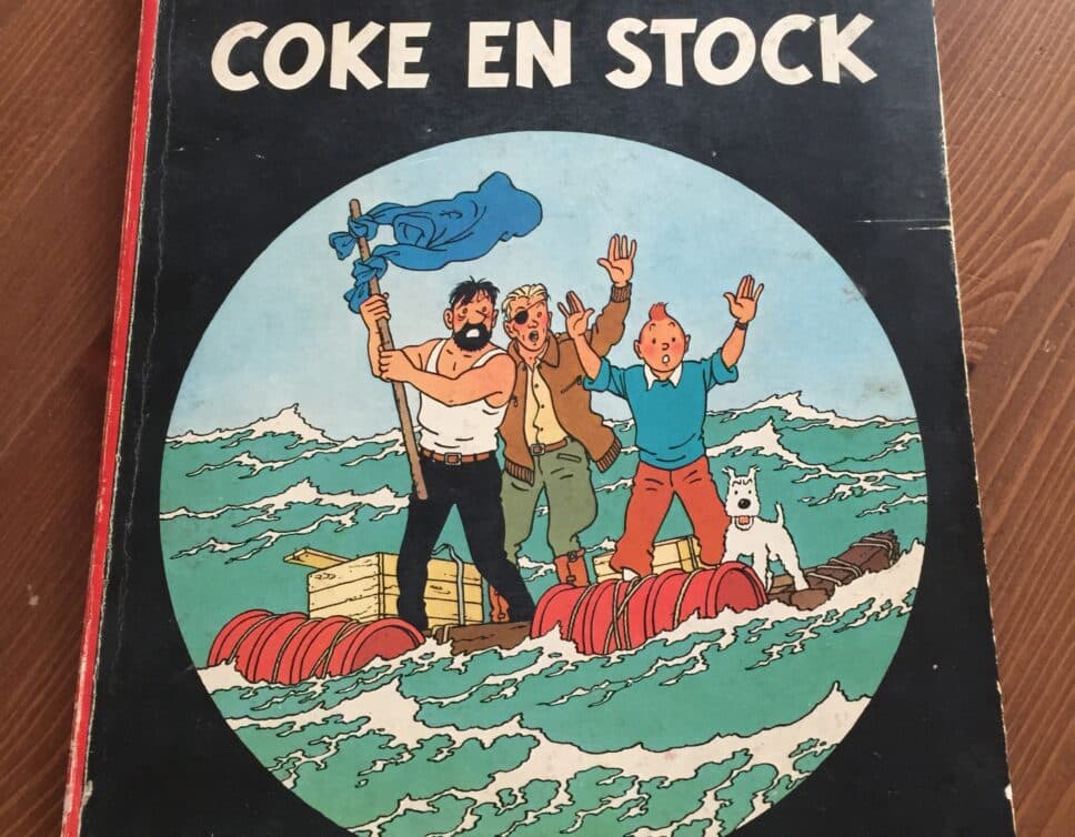 Tintin Coke en Stock 1958