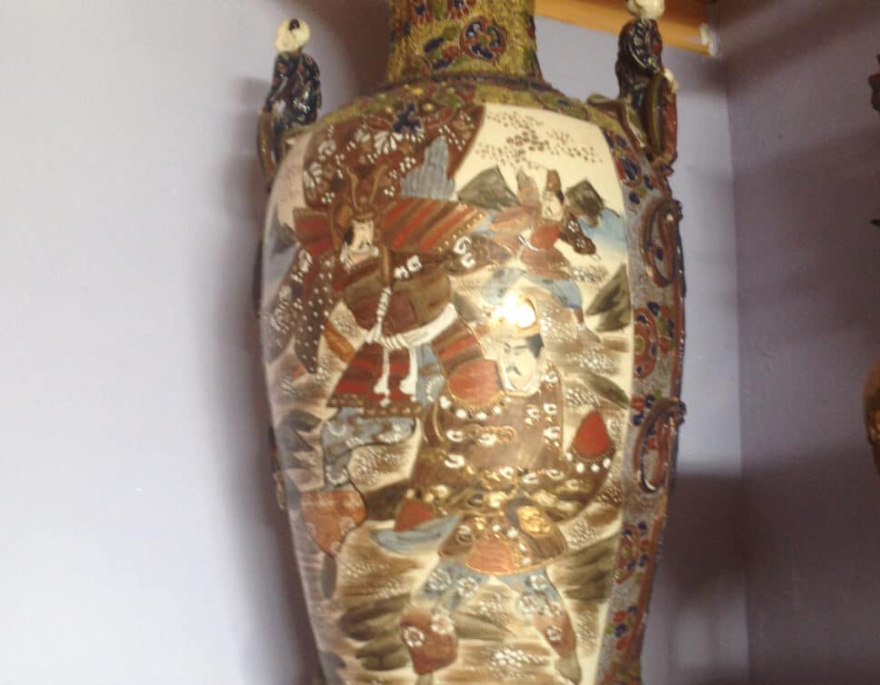 Vase chinois décoré