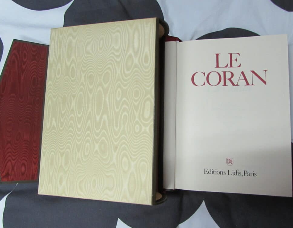 Estimation Livre, manuscrit: LE CORAN EDITION LIDIS PARIS 1978