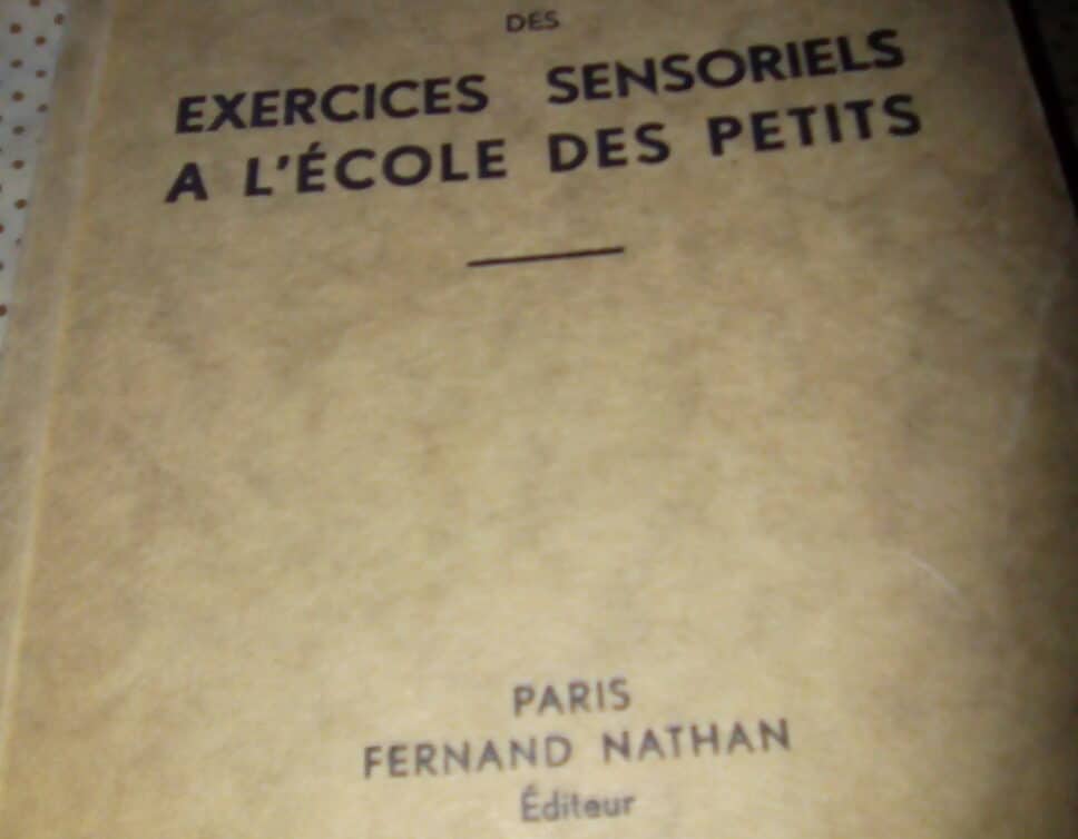 Estimation Livre, manuscrit: exercices sensoriels