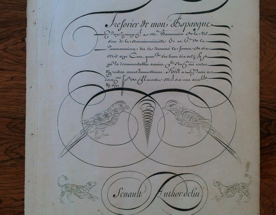 Estimation Livre, manuscrit: planche Louis Senault