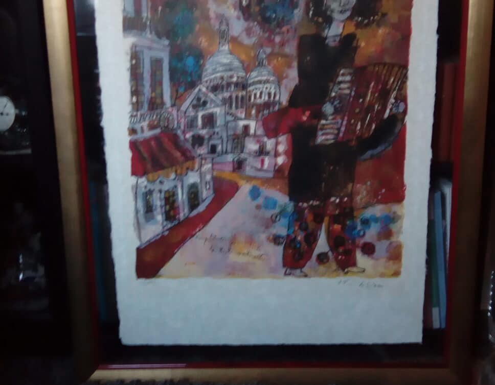 Peinture Tableau, Pastel: Complainte de Montmartre