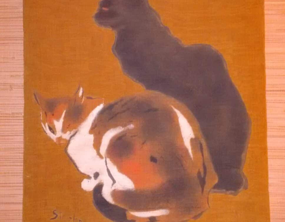 Peinture Tableau, Pastel: Les Chats Steinlen