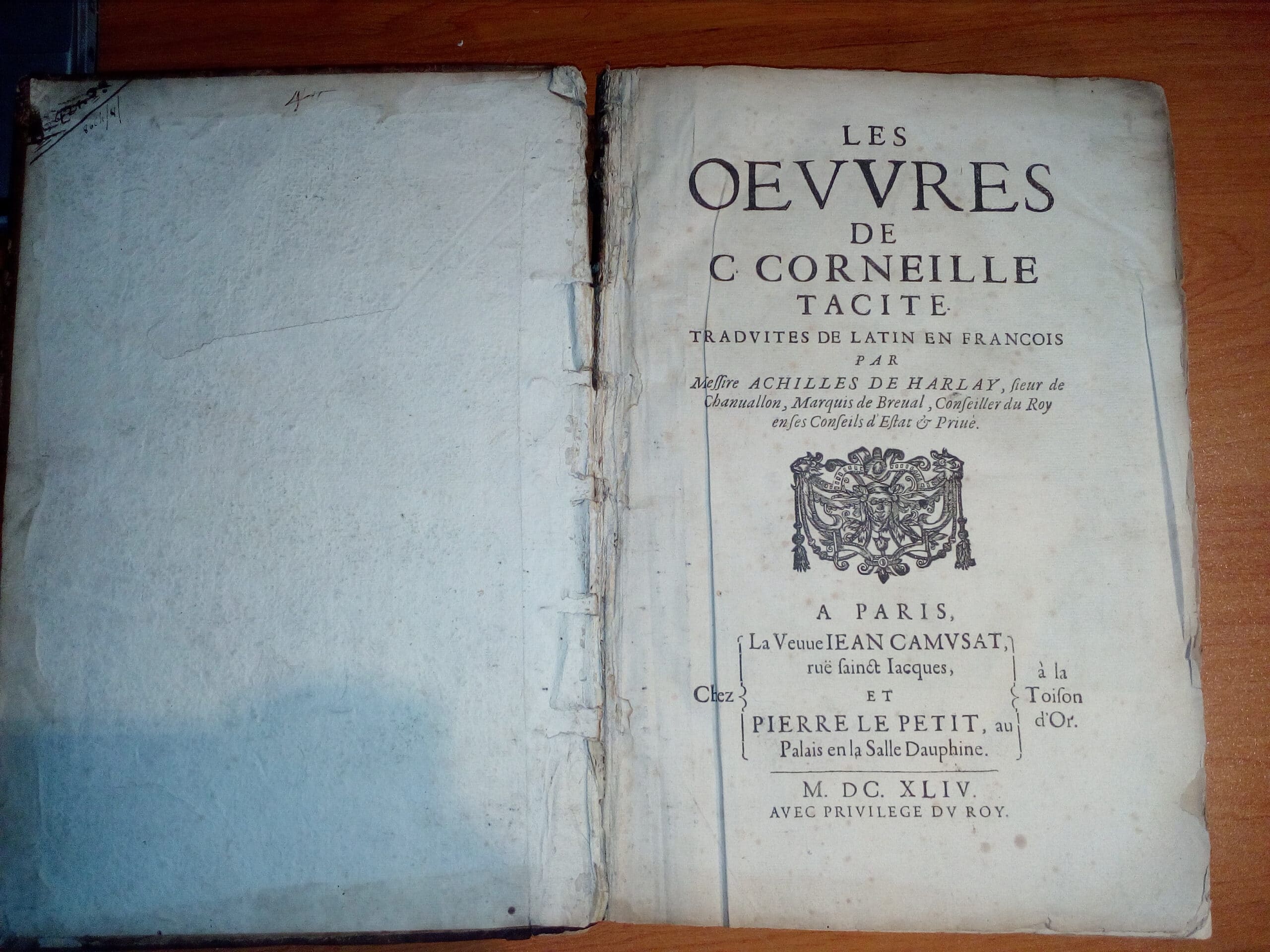 Estimation Livre, manuscrit: Les uvres de C.Corneille