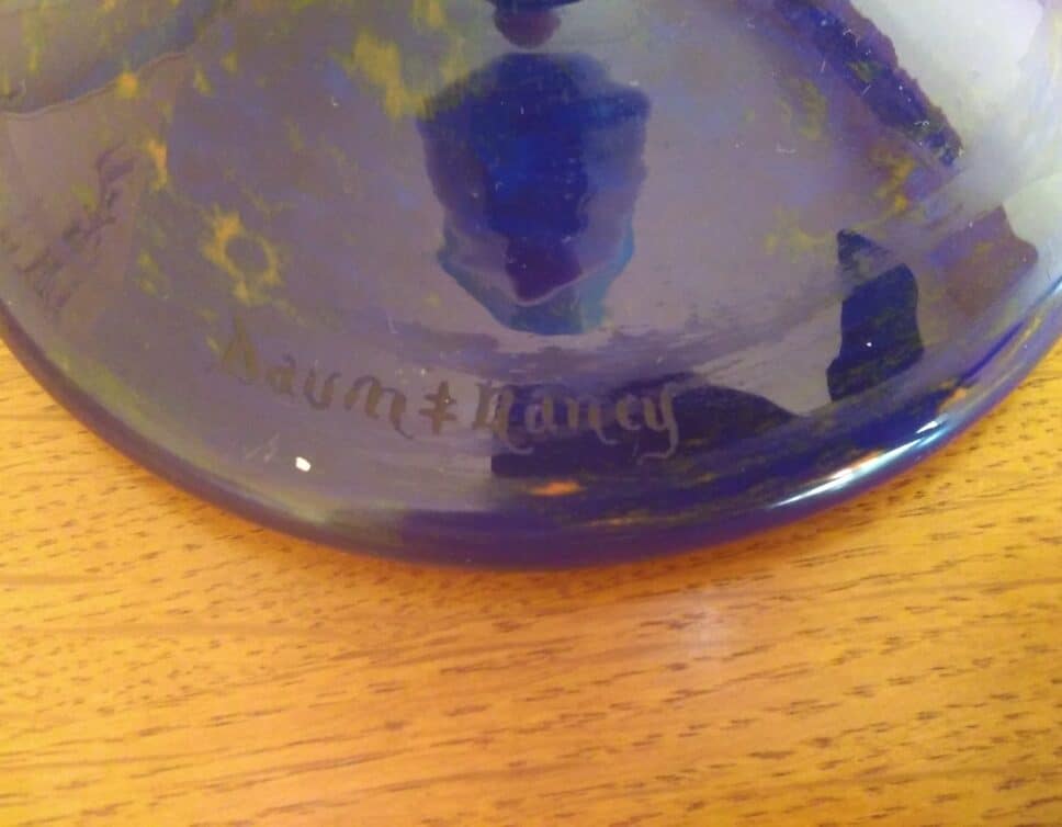 vase signé DAUM NANCY