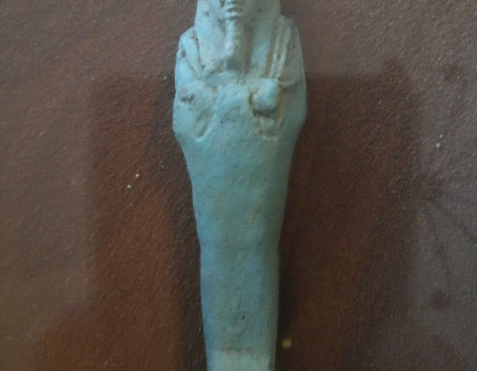 oushebti egyptien faience Egyptienne