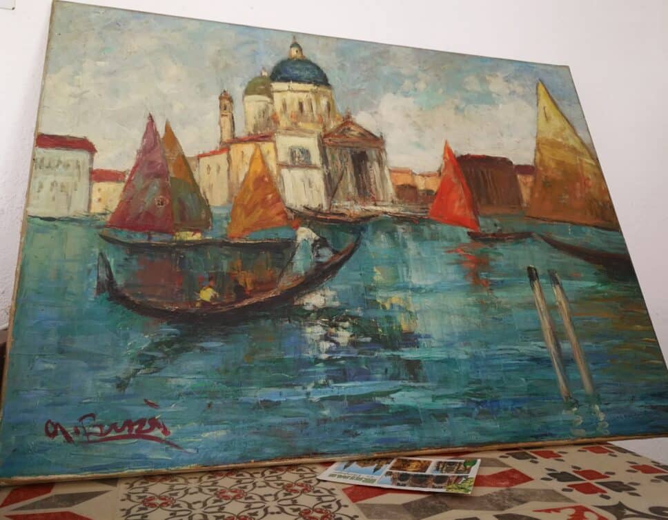 Peinture Tableau, Pastel: Venise