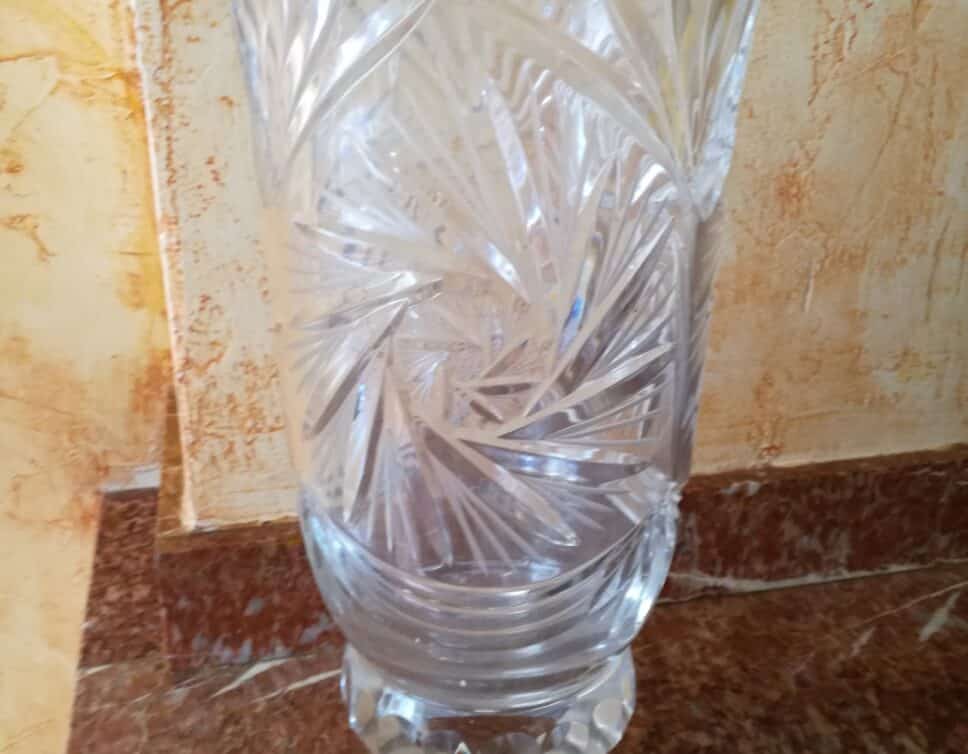 vase en cristal ‘les grands ducs’ taillé main