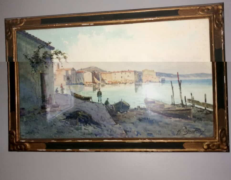 Peinture Tableau, Pastel: tableau signé Alphonse REY
