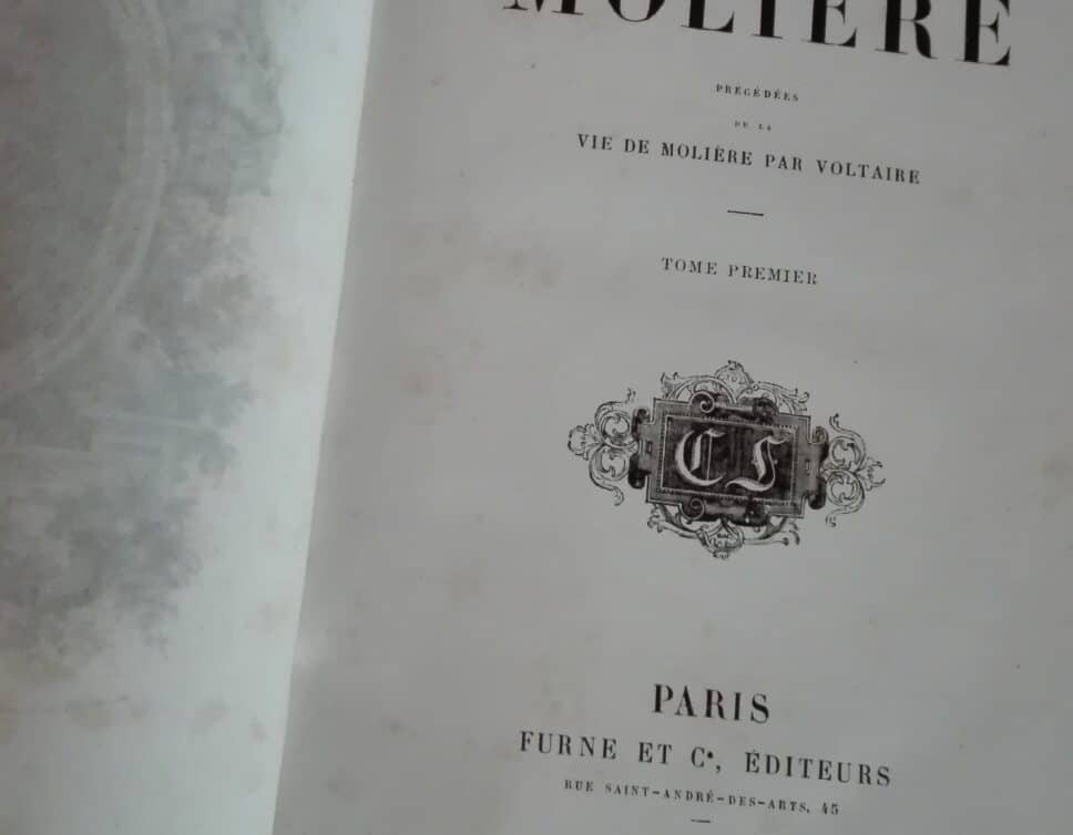 Estimation Livre, manuscrit: Oeuvres de Molière