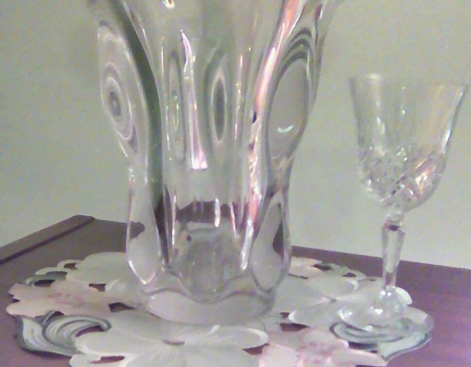 vase en cristal de Vannes