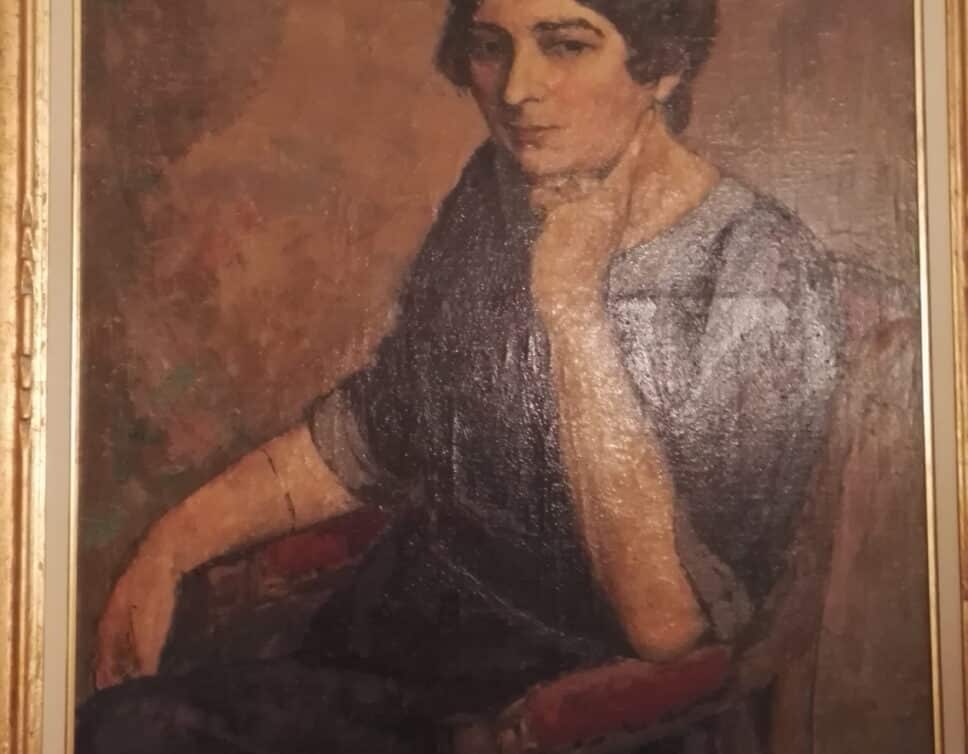 Peinture Tableau, Pastel: Femme assise