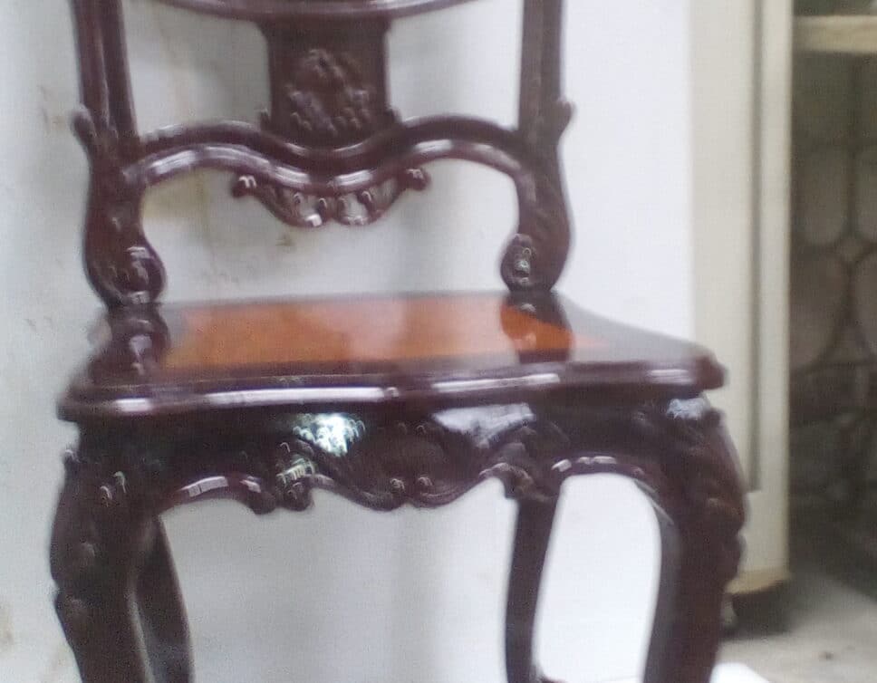 chaise régence bois et ronce