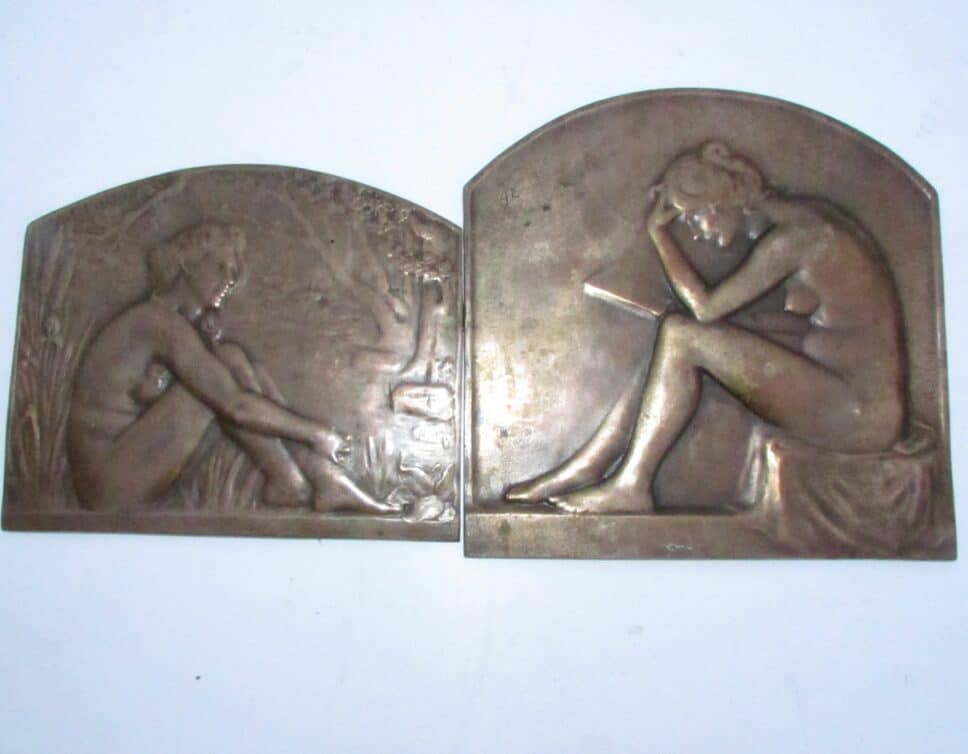 plaques de bronze signée Abel Lafleur