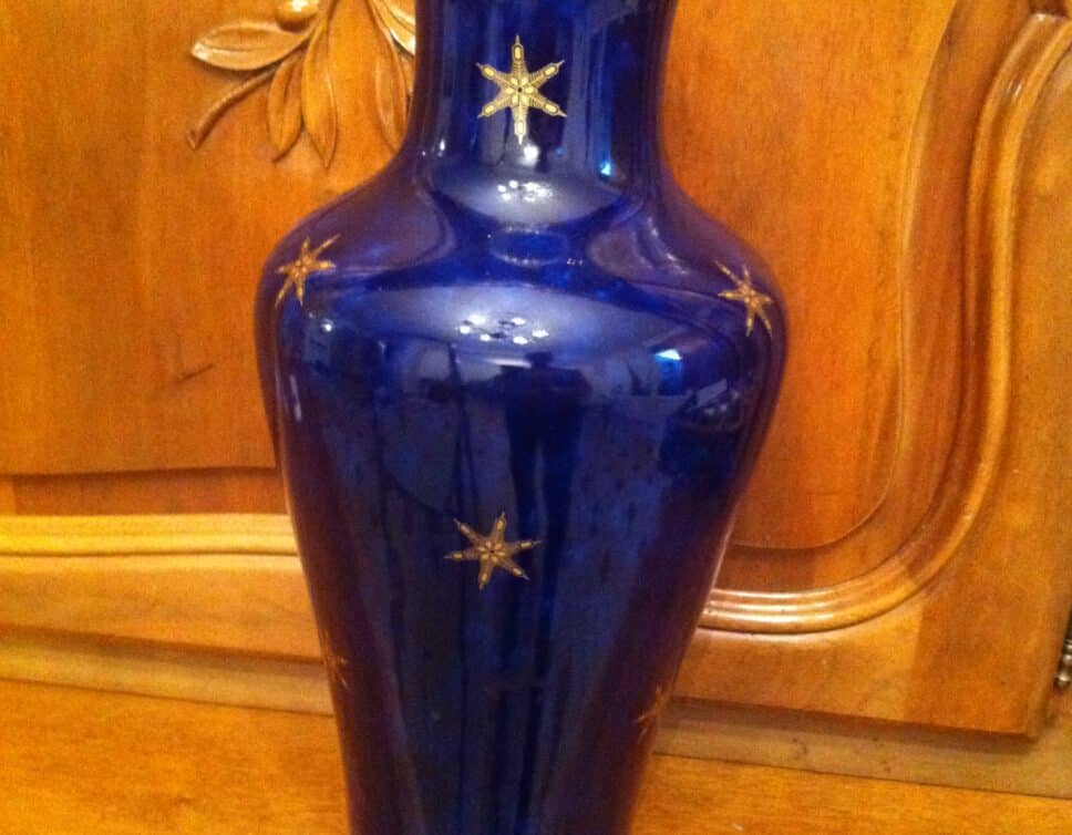 Vase bleu Sèvres