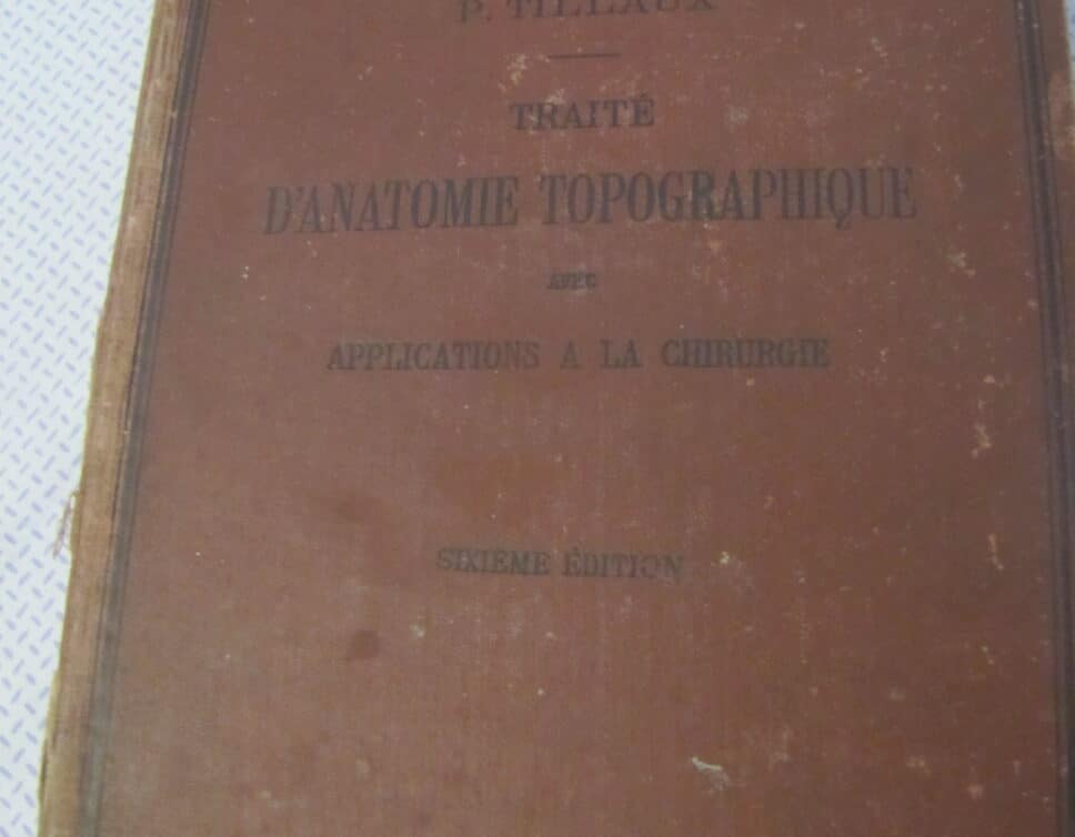 Estimation Livre, manuscrit: livre anatomietopographique