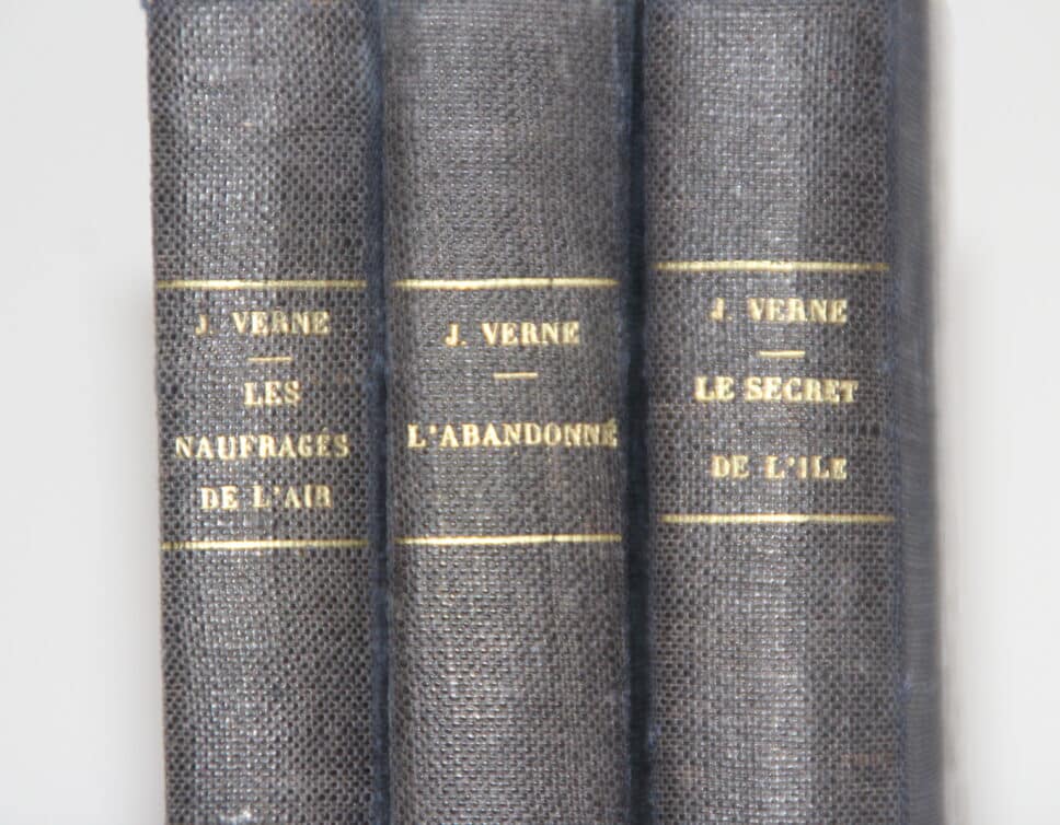 Estimation Livre, manuscrit: « L’île mystérieuse », Jules Verne, trois exemplaires