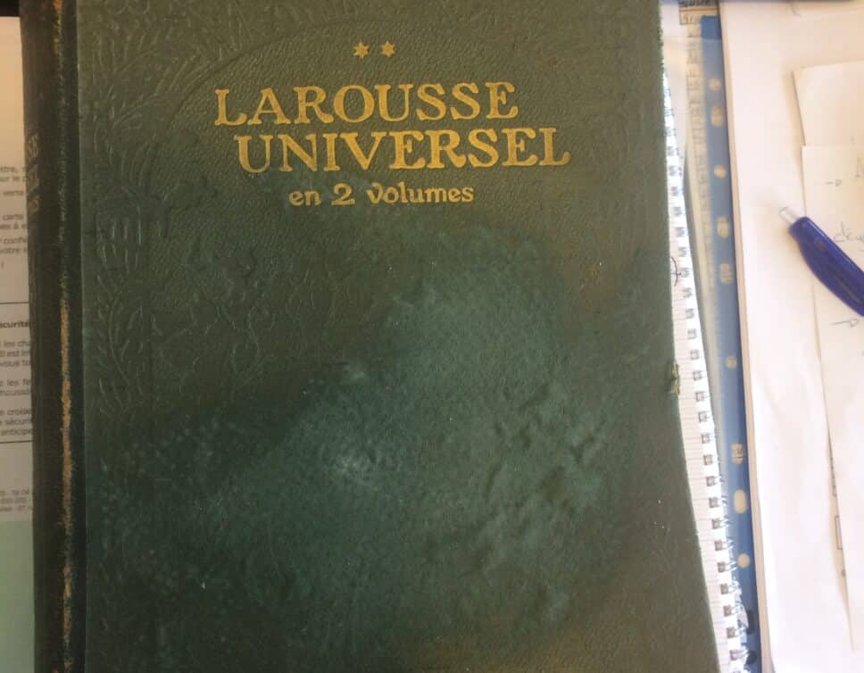 Estimation Livre, manuscrit: Larousse Universel volume 2