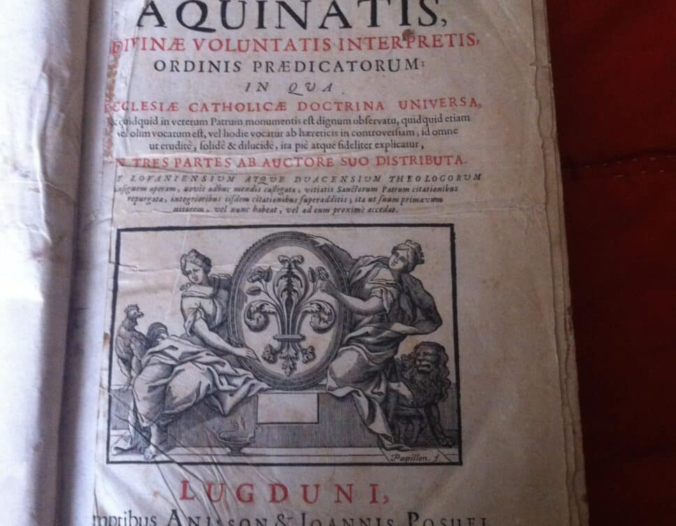 Estimation Livre, manuscrit: Livre Saint-Thomas d’Aquin