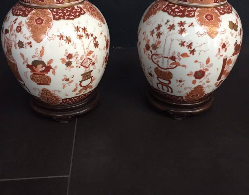 pots chinois en porcelaine