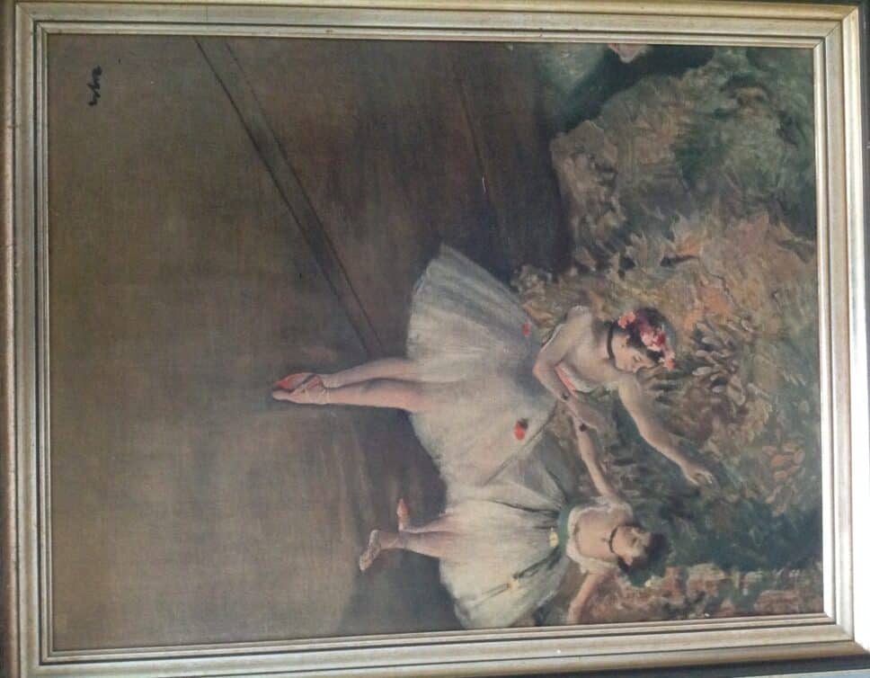 Tableau Edgar Degas 1843-1917 danseuse classique